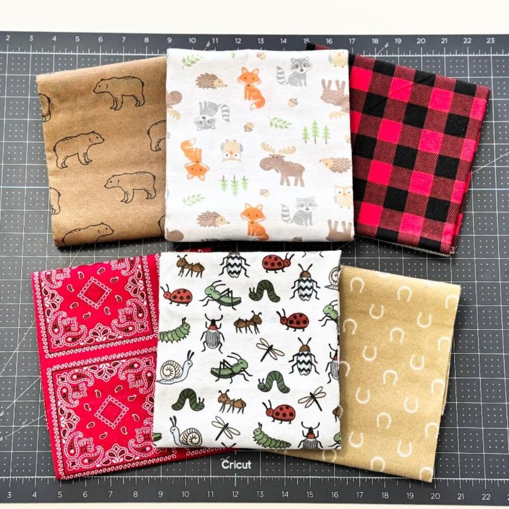 New Hudson Baby Receiving Blankets LOT OF 6 - (Cotton)